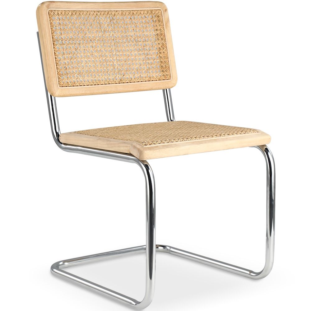 Esszimmerstuhl - Vintage-Design - Holz und Rattan - Neue Ausgabe - Bruna image 8
