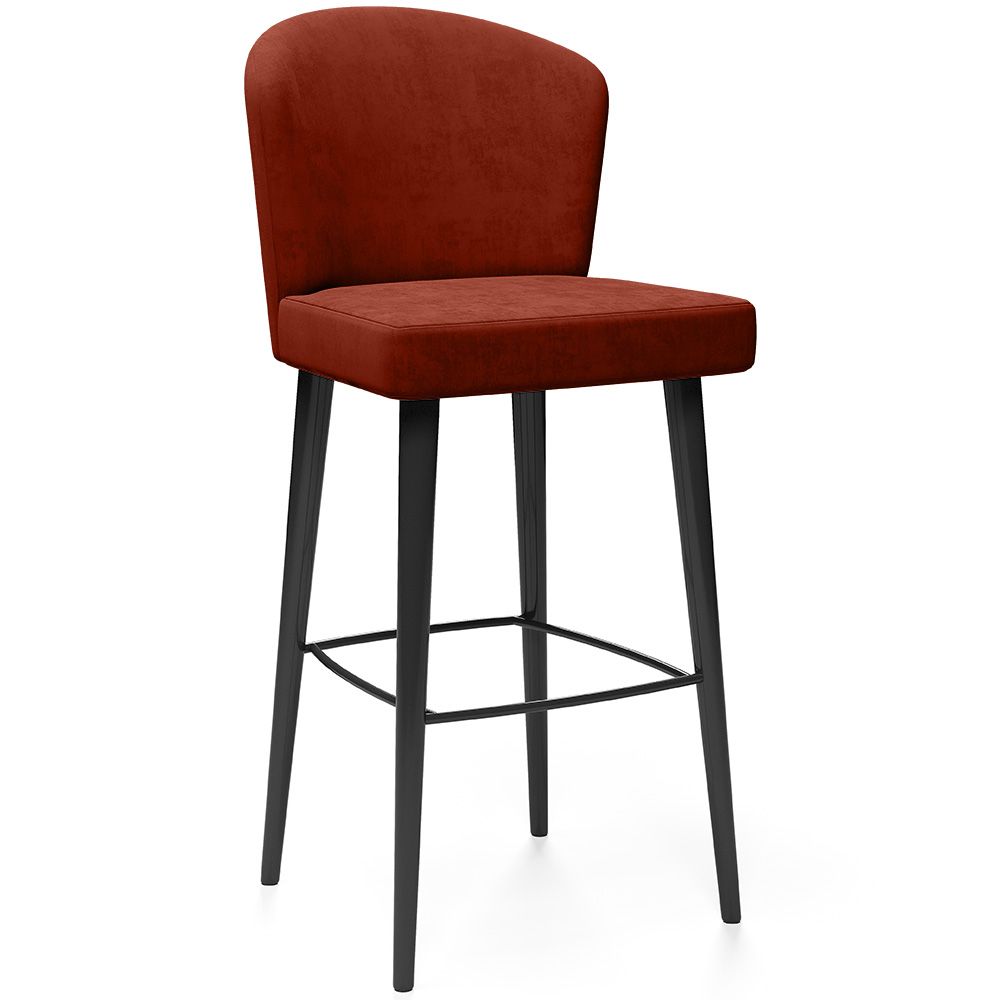 Barhocker mit Samtbezug - Modernes und Premium-Design für Restaurants, Hotels und Haushalte - Velvet Icon image 8