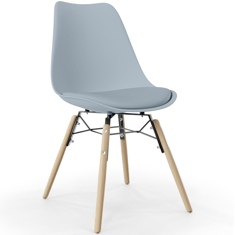 Esszimmerstuhl mit Kissen - Skandinavisches Design und Holzbeine - Skögur image 8