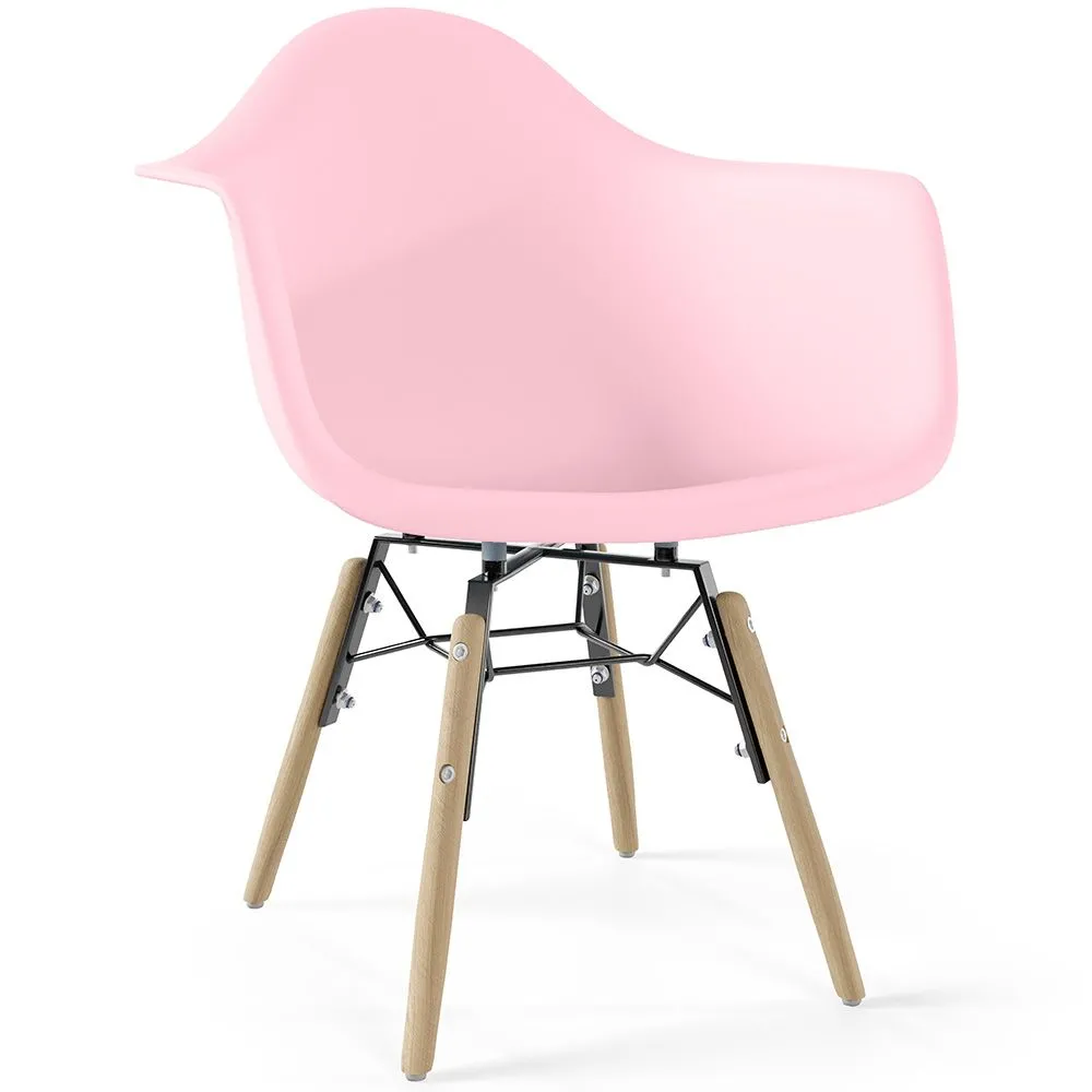 Kinderstuhl im Skandinavischen Design - Holzbeine - Nordika image 8