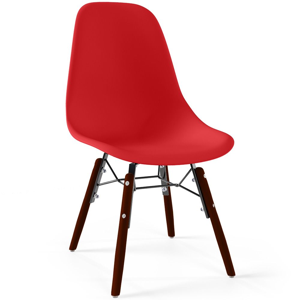 Kinderstühle - Skandinavisches Design - Dunkle Holzbeine - Skögur image 8