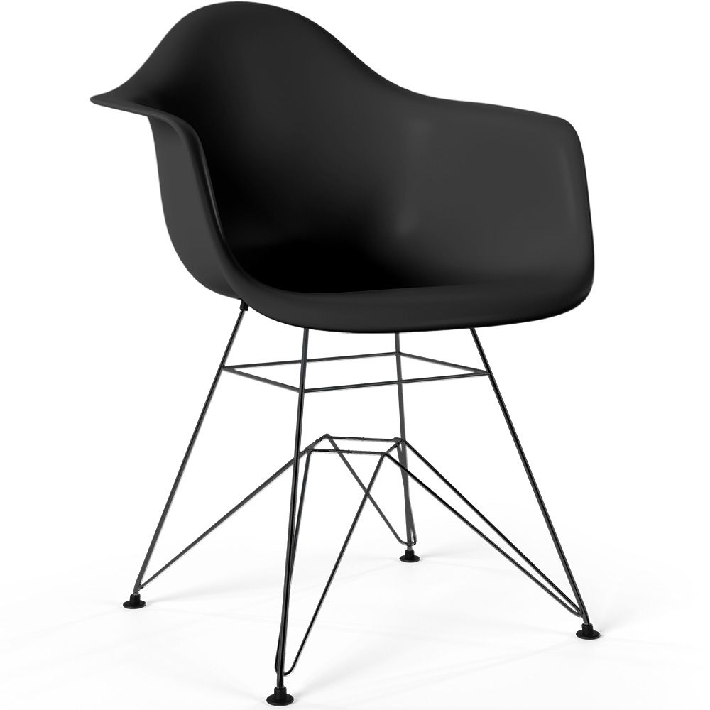 Esszimmerstuhl - Skandinavisches Design und Schwarze Metallbeine - Nordika image 8