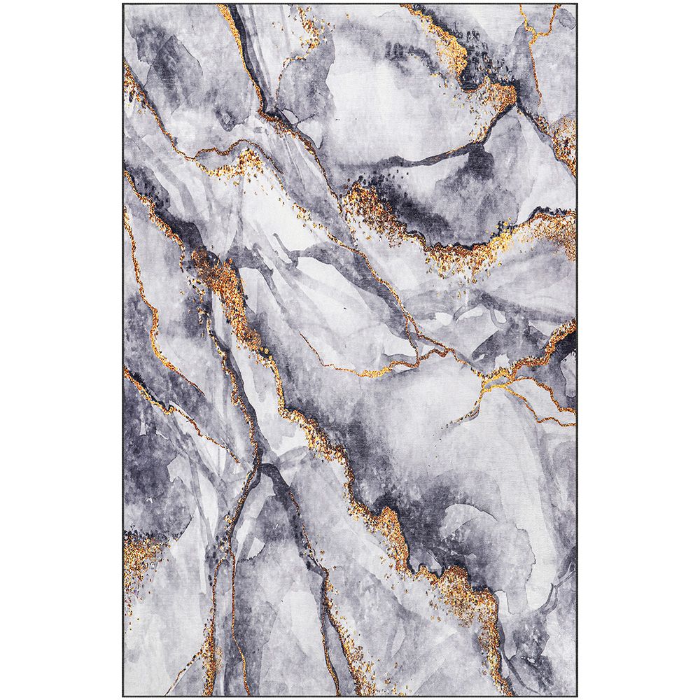 Großer Teppich im Modernen Design mit Marmor-Effekt – (290x200 cm) – Arezzo image 8