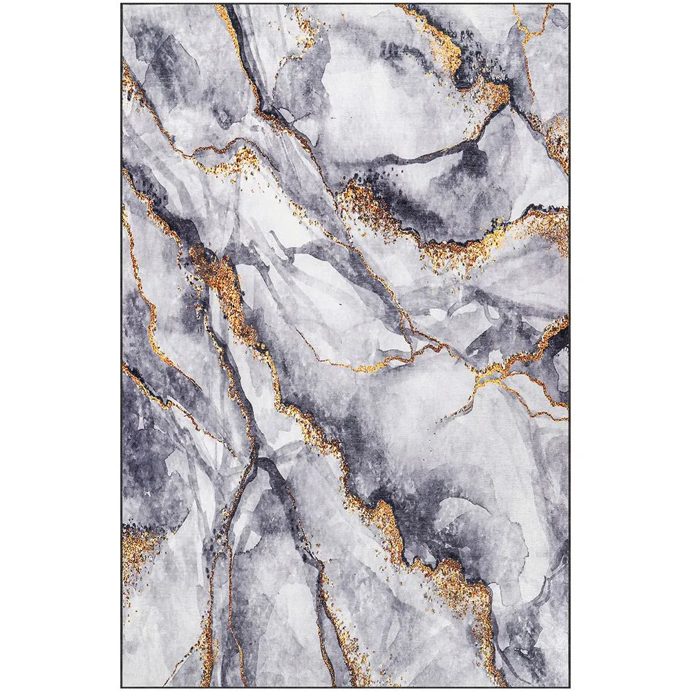 Großer Teppich im Modernen Design mit Marmor-Effekt – (290x200 cm) – Arezzo image 8