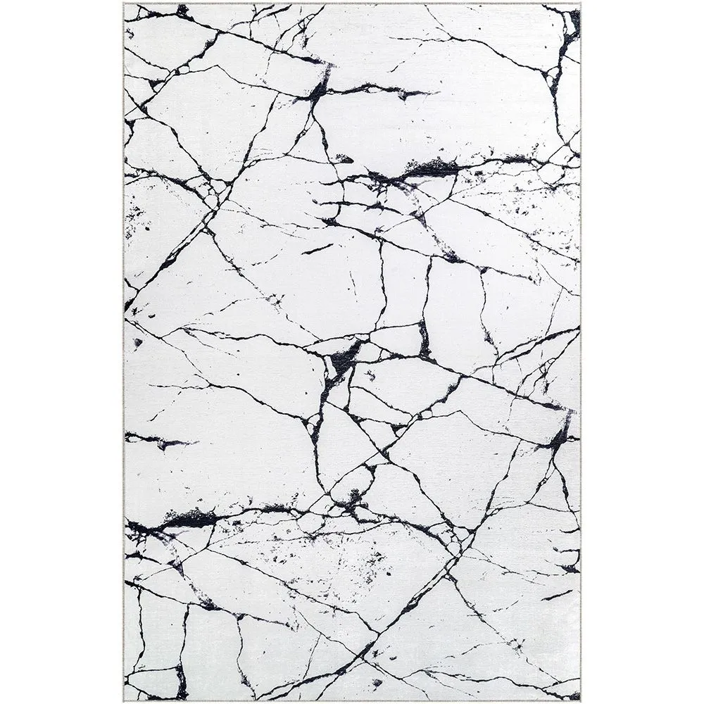 Großer Teppich im Modernen Design mit Marmor-Effekt – (290x200 cm) – Calico image 8
