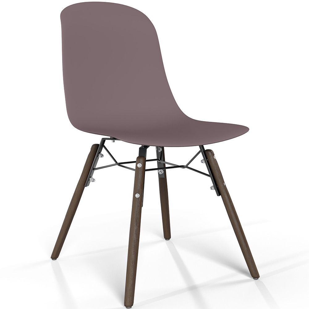 Esszimmerstuhl mit dunklen Holzbeinen – Moderner Stil und Funktionalität - Broly image 8