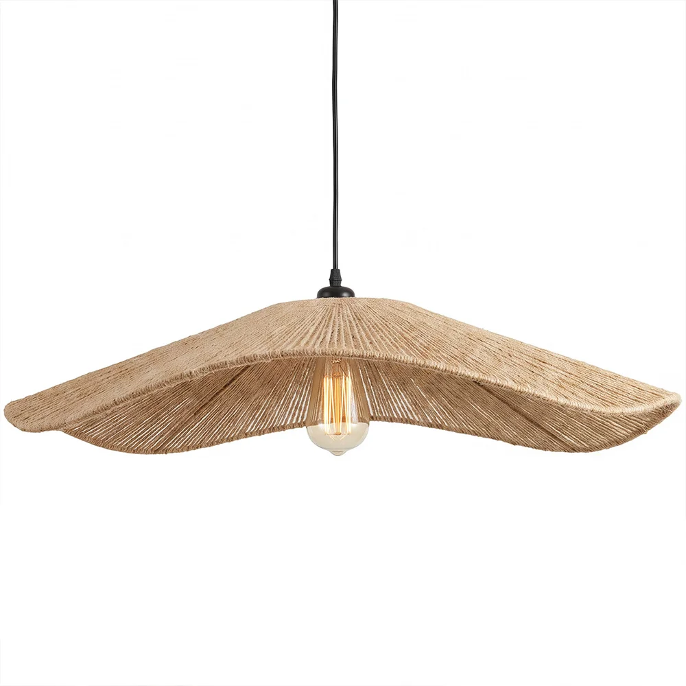 Pendelleuchte - Natürliche Seil Boho Stil – Moderne Handgefertigte Design - Yer image 8
