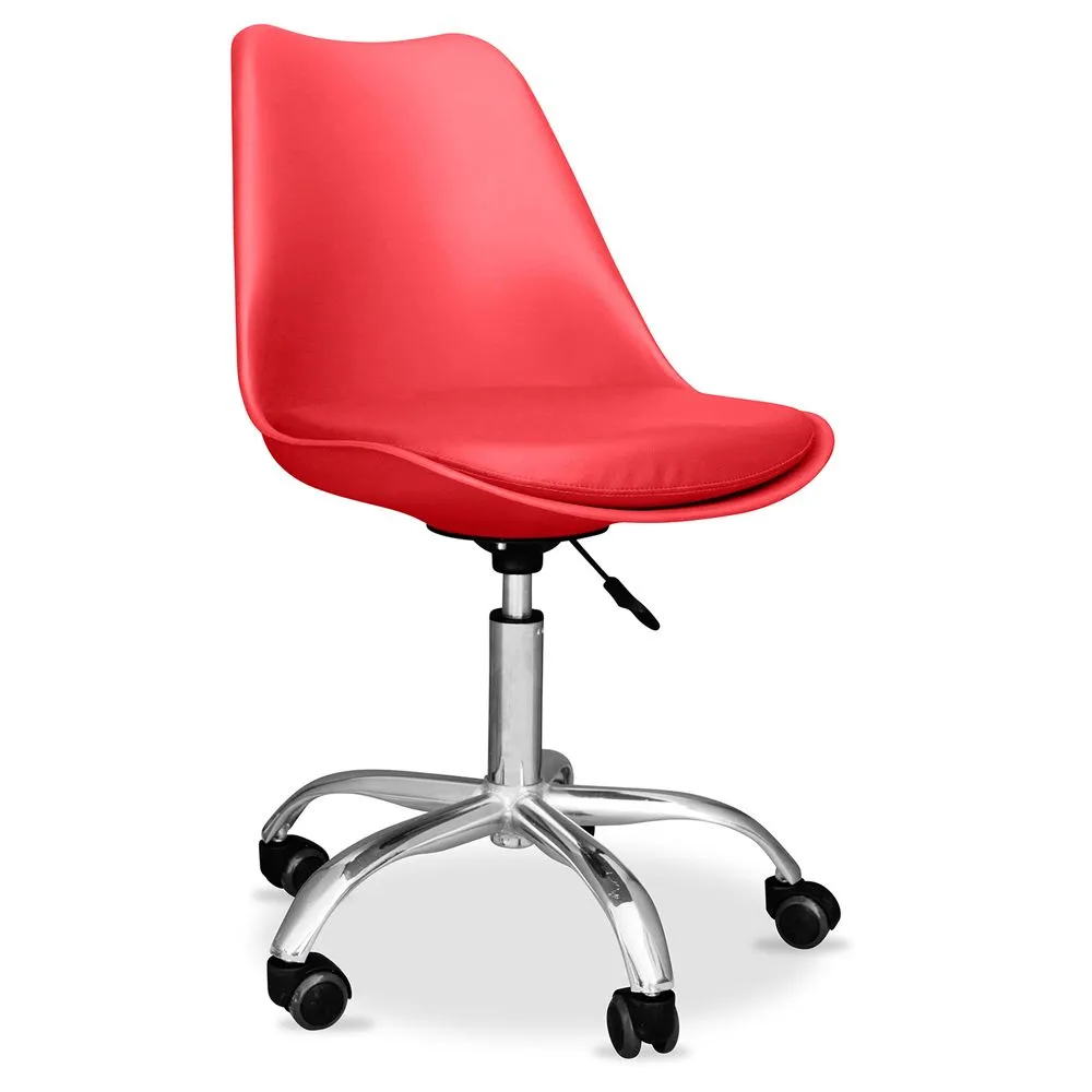 Bürostuhl auf Rädern - Schreibtisch-Drehstuhl - Tulip image 8