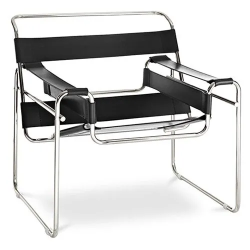 Loungesessel - Leder und Metall - Ivan image 8