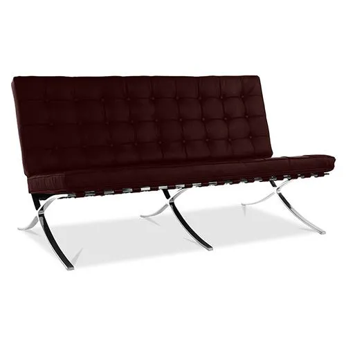 Sofa mit Lederbezug - 2-Sitzer - Town  image 8