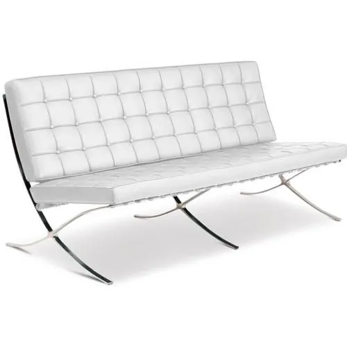Sofa mit Lederbezug - 3-Sitzer - Town image 8