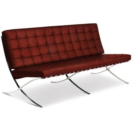 Sofa mit Lederbezug - 3-Sitzer - Town image 8