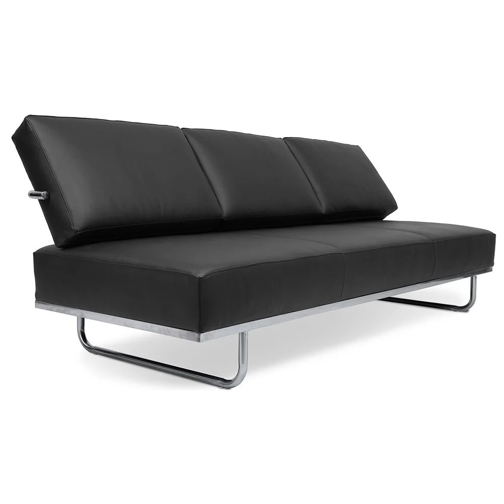 Schlafsofa mit Lederbezug - 3-Sitzer - Kart image 8