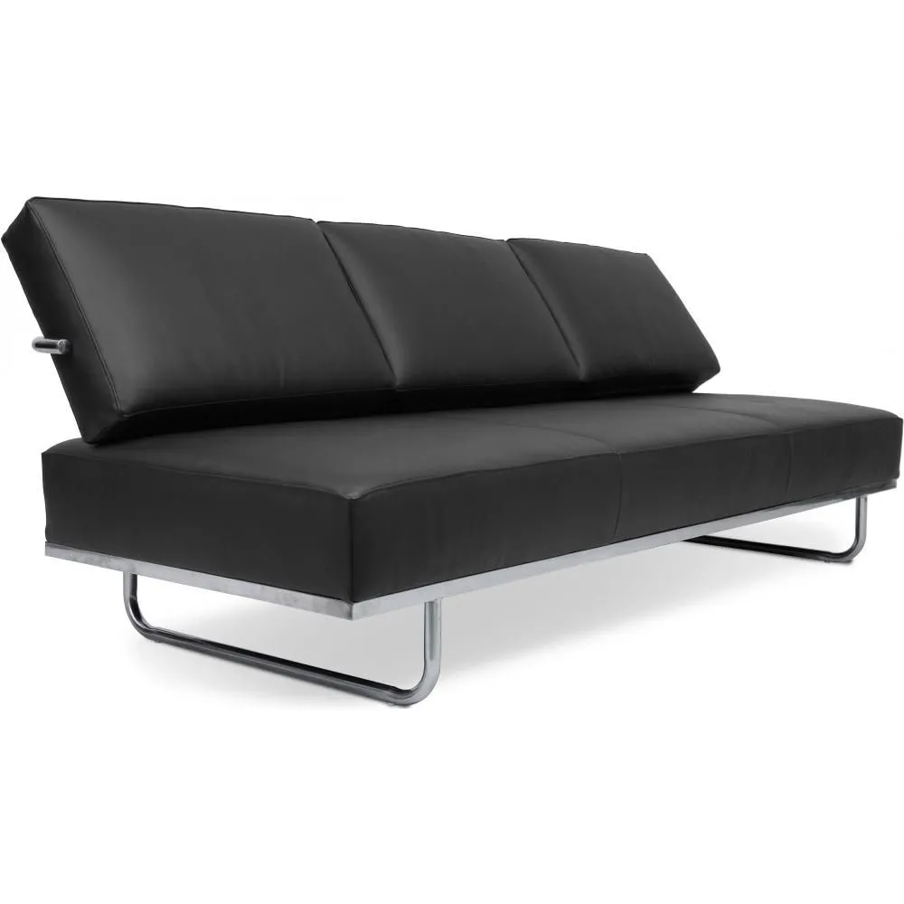 Schlafsofa mit Lederbezug - 3-Sitzer - Kart image 8