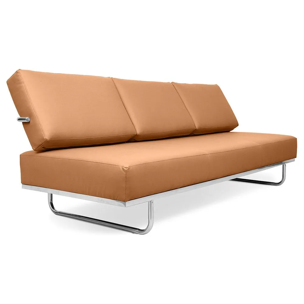 Schlafsofa mit Lederbezug - 3-Sitzer - Kart image 8