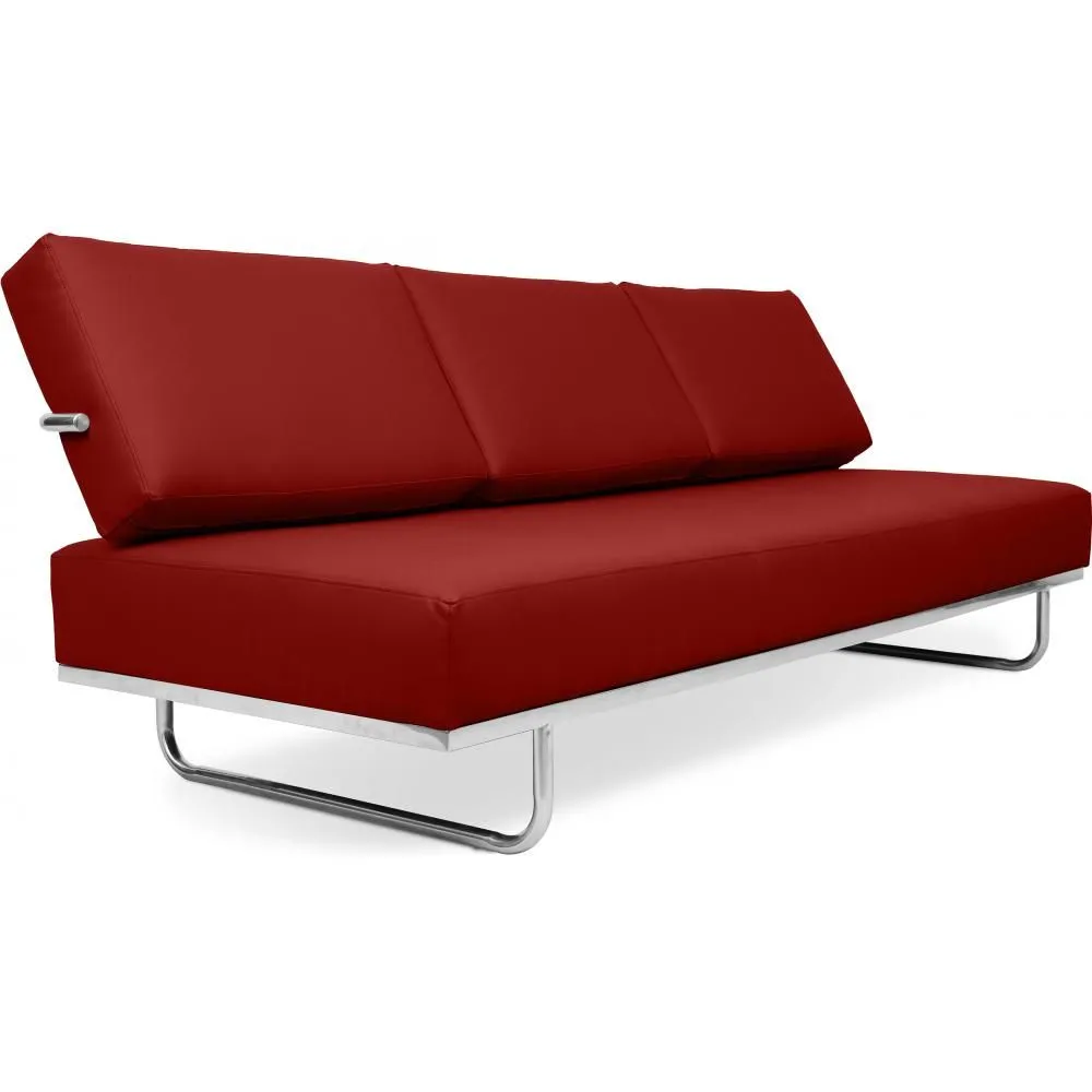 Schlafsofa mit Lederbezug - 3-Sitzer - Kart image 8