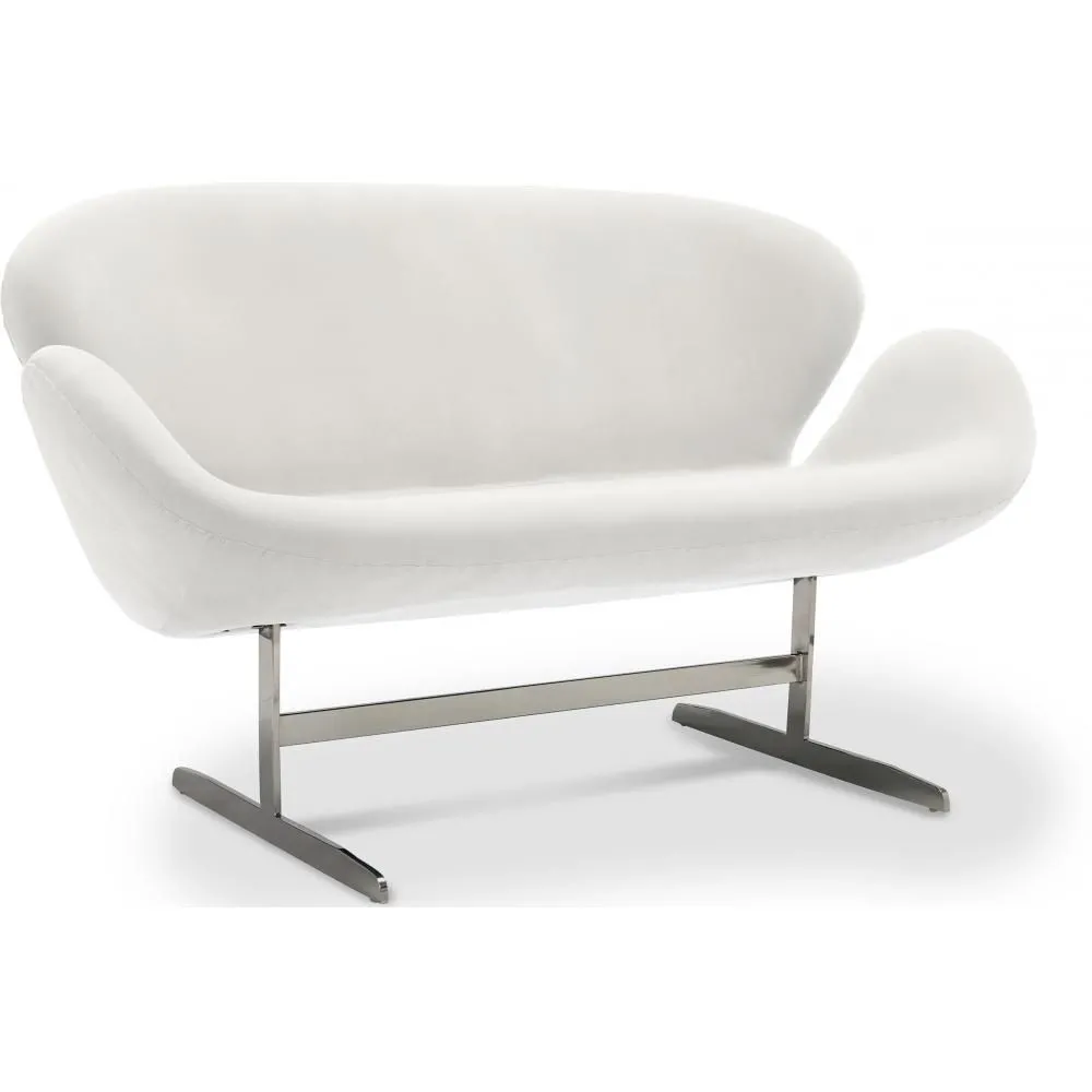 Gekrümmtes 2-Sitzer Sofa - Stoffbezug - Svin image 8