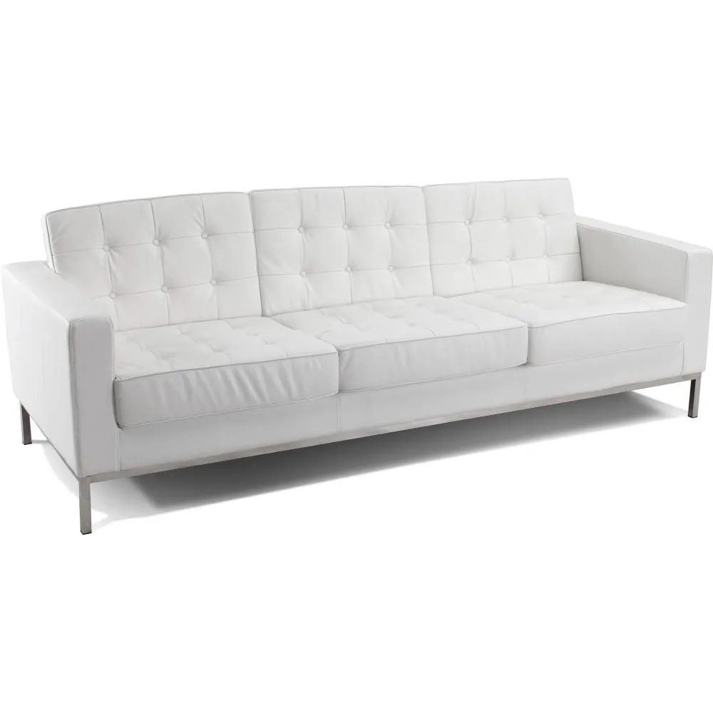 Sofa mit Kunstlederbezug - 3-Sitzer - Konel image 8