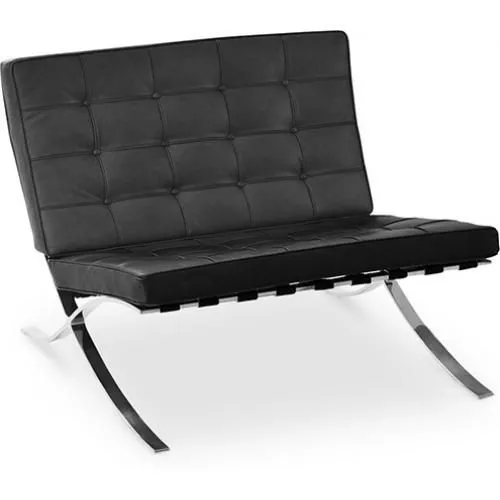  Design-Sessel - Bezogen mit Leder - Town image 8