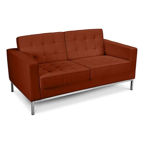 Sofa mit Kunstlederbezug - 2-Sitzer - Konel image 8