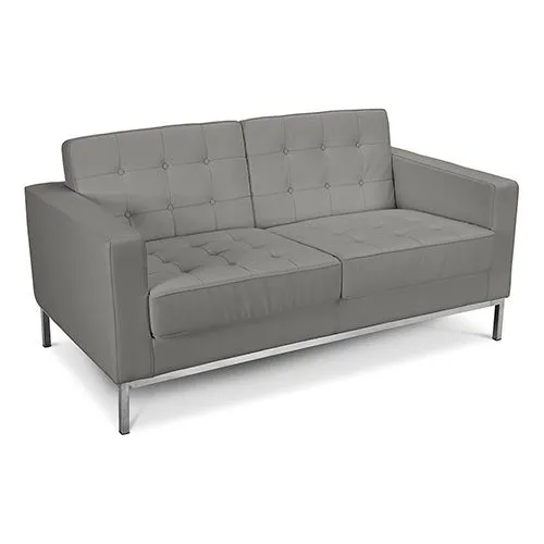 Sofa mit Kunstlederbezug - 2-Sitzer - Konel image 8