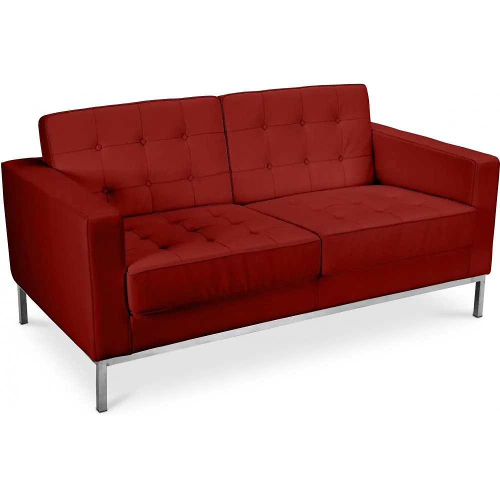 Sofa mit Lederbezug - 2-Sitzer - Konel image 8