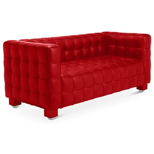 Sofa mit Kunstlederbezug - 2-Sitzer - Nubus image 8