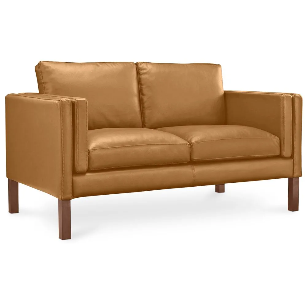 Sofa mit Lederbezug - 2-Sitzer - Mordecai image 8