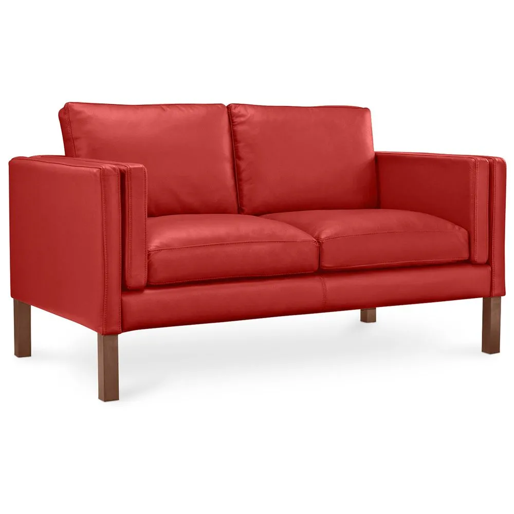 Sofa mit Lederbezug - 2-Sitzer - Mordecai image 8