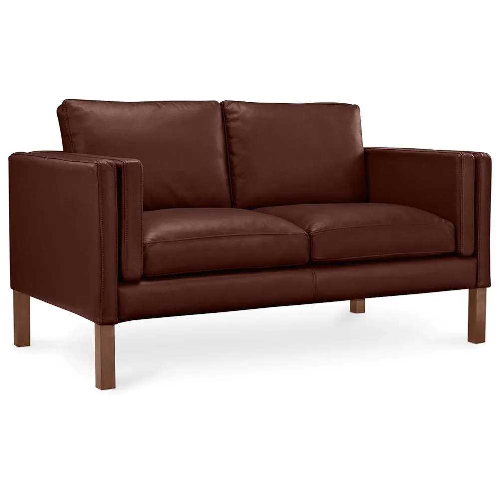 Sofa mit Lederbezug - 2-Sitzer - Mordecai image 8