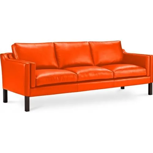 Sofa mit Lederbezug - 3-Sitzer - Menache image 8