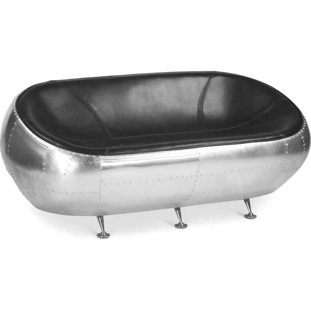2-Sitzer Sofa - Aviator Design - Leder - Aviator image 8