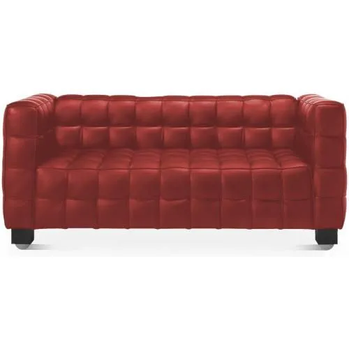 Sofa mit Lederbezug - 2-Sitzer - Nubus image 8