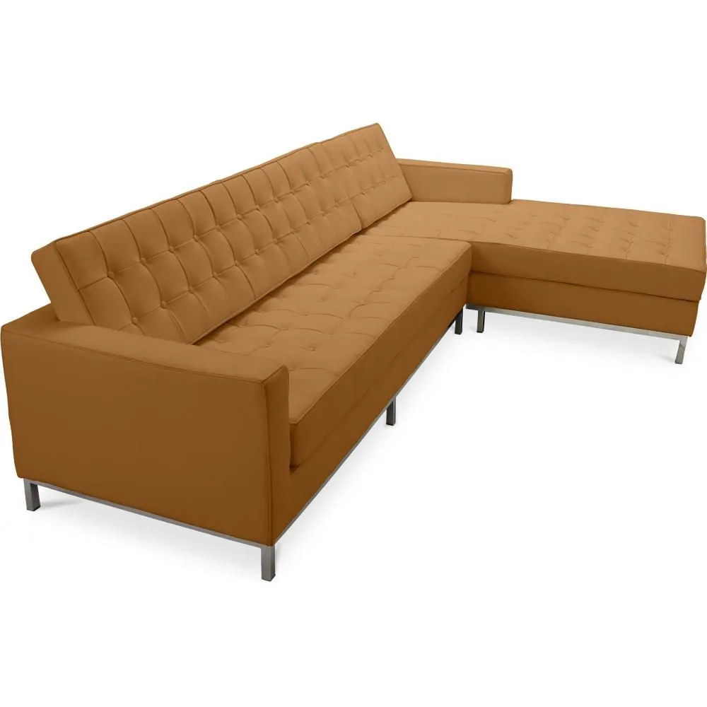 Design Chaiselongue - Lederbezug - Rechts - Sama image 8