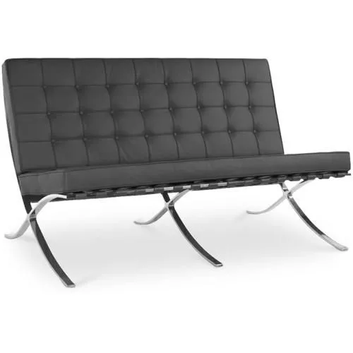 Sofa mit Kunstlederbezug - 2-Sitzer - Town  image 8