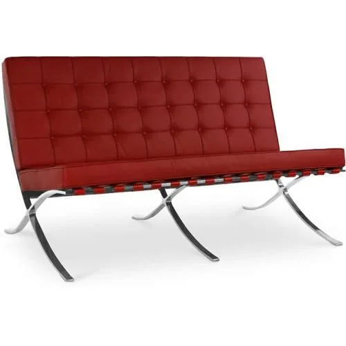 Sofa mit Kunstlederbezug - 2-Sitzer - Town  image 8