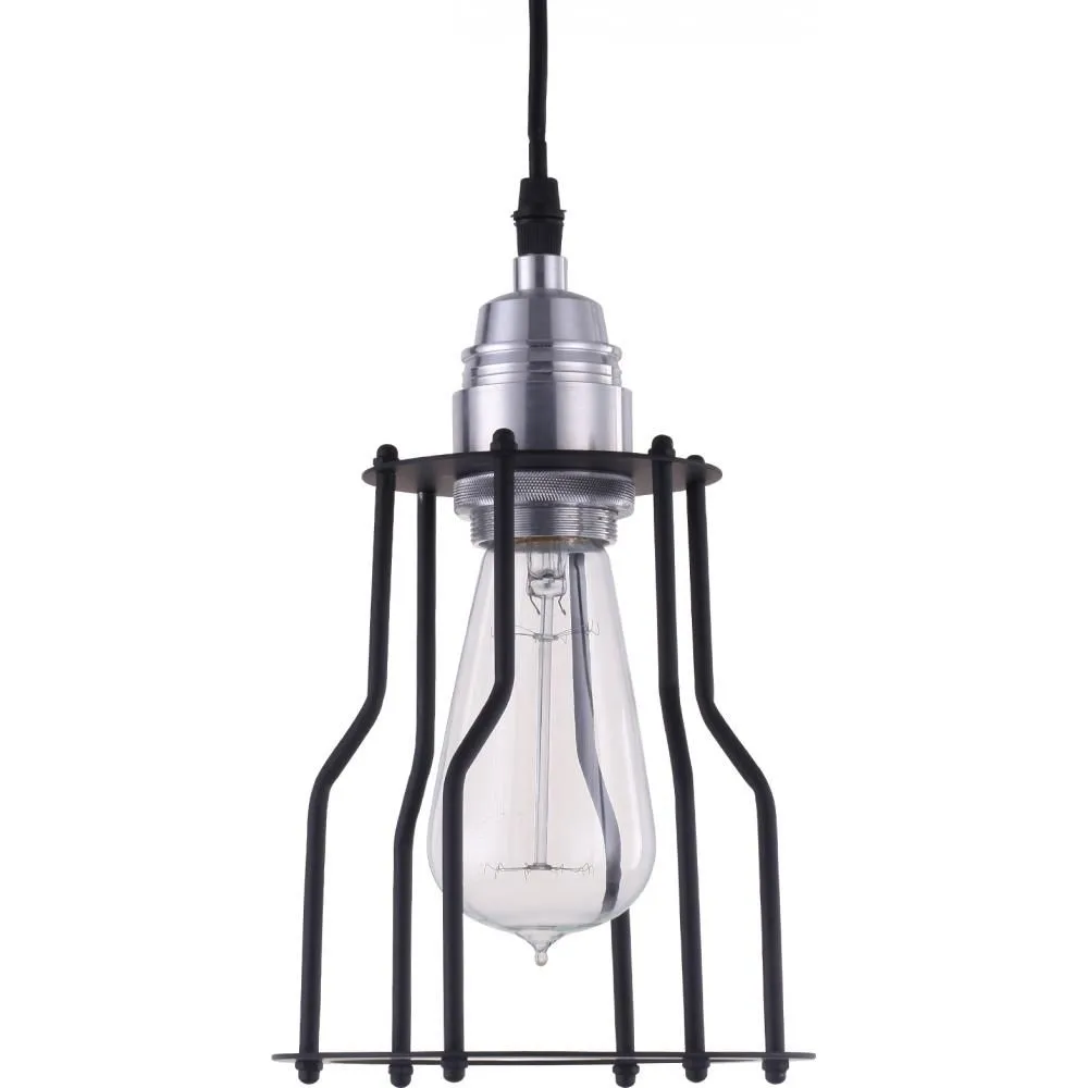 Retro-Deckenlampe - Hängelampe im Käfig-Design - Jail image 8
