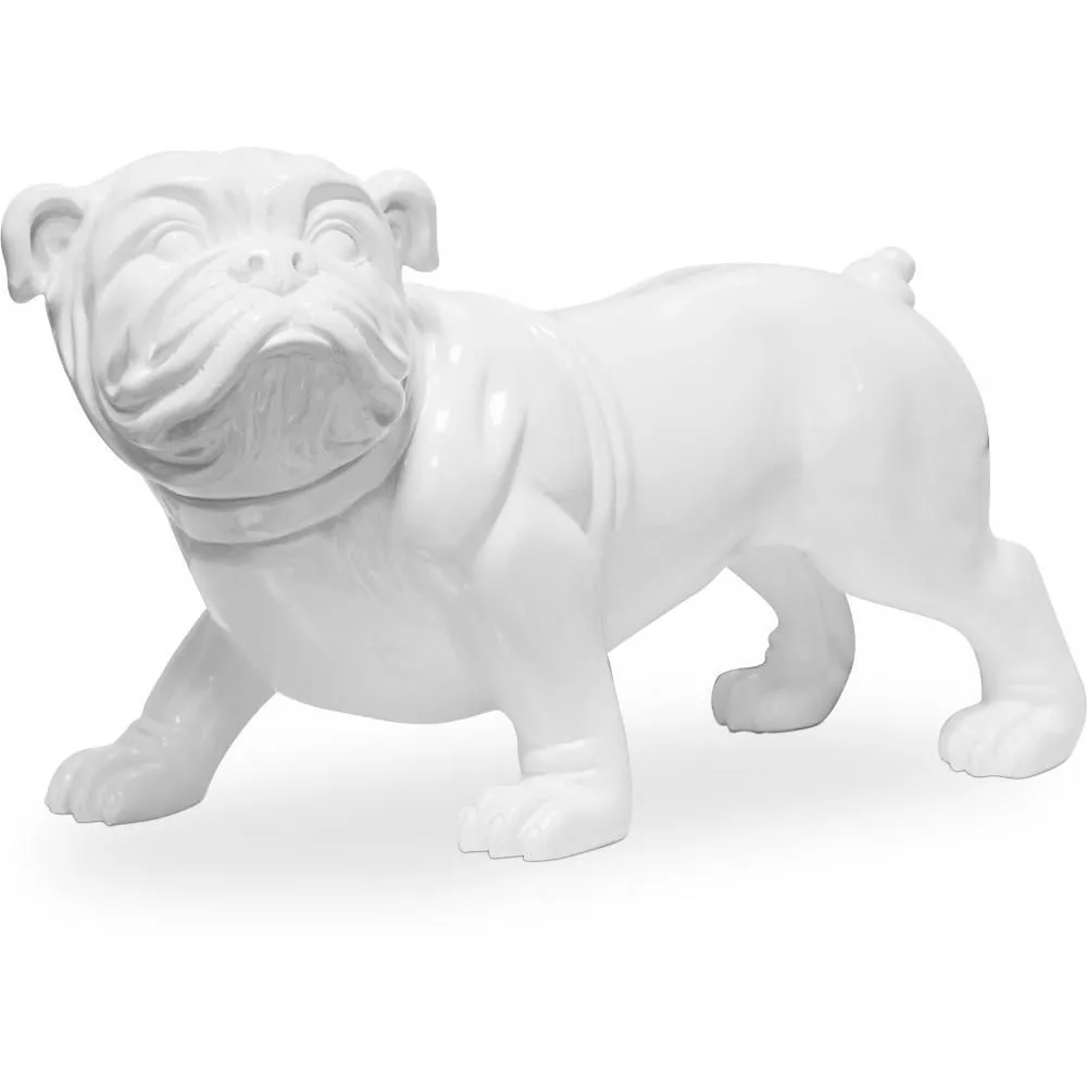 Dekorative skulptur design Bulldog resin image 8