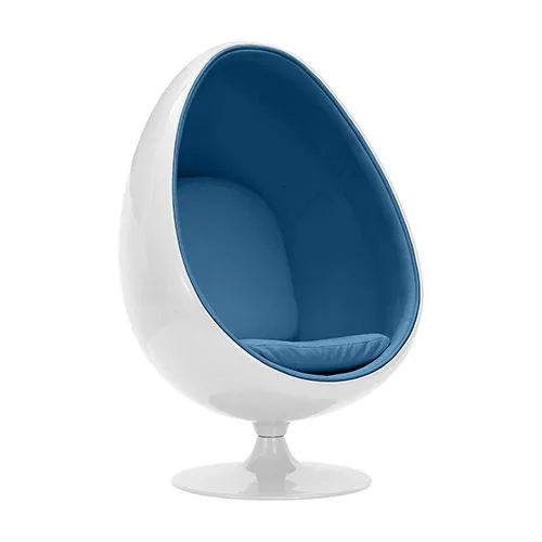 Designer-Sessel in Eiform - Kunstlederbezug - Eny image 8