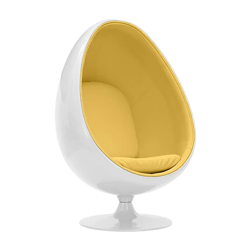 Designer-Sessel in Eiform - Kunstlederbezug - Eny image 8
