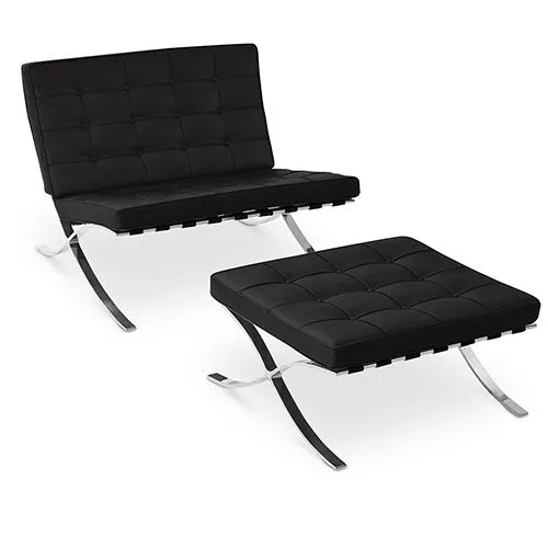 Designer Sessel mit Fußstütze - Bezug aus Kunstleder - Town image 8