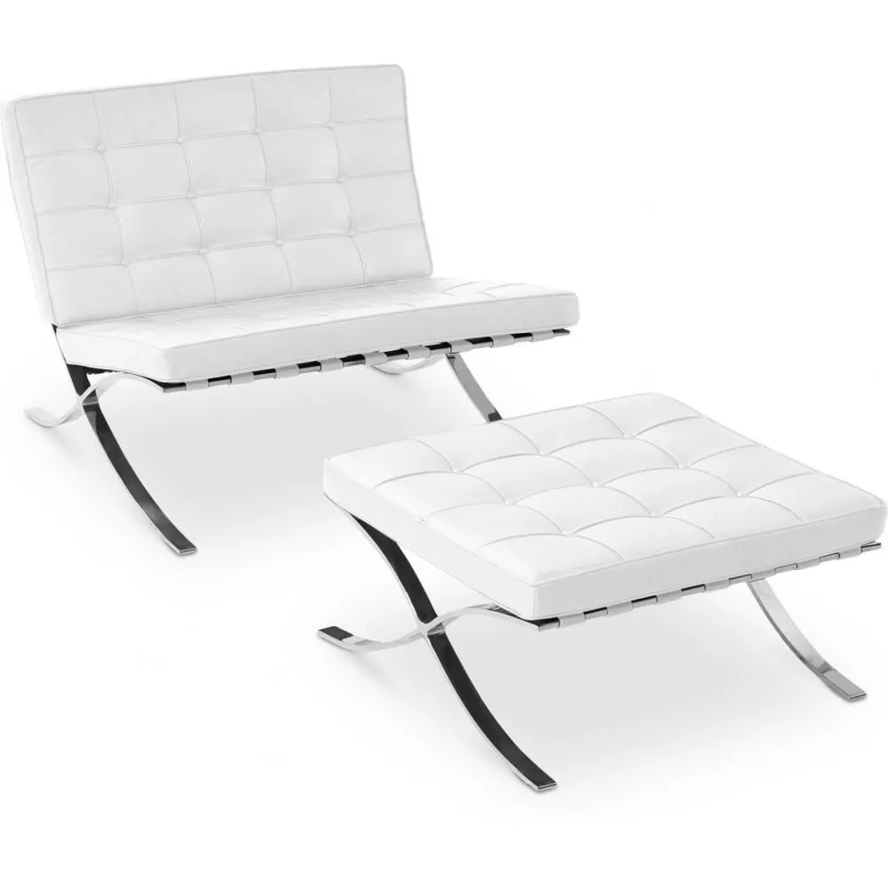Designer Sessel mit Fußstütze - Bezug aus Kunstleder - Town image 8