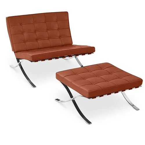 Designer Sessel mit Fußstütze - Bezug aus Kunstleder - Town image 8