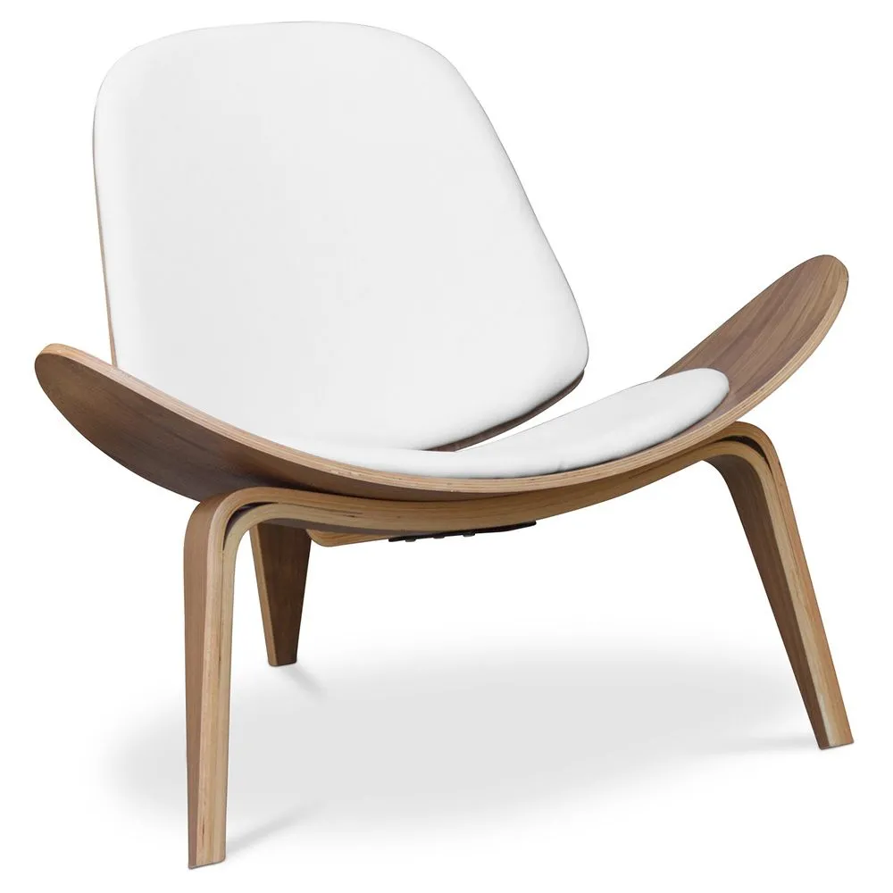 Design-Sessel - Skandinavischer Sessel - In Leder bezogen - Lucy image 8