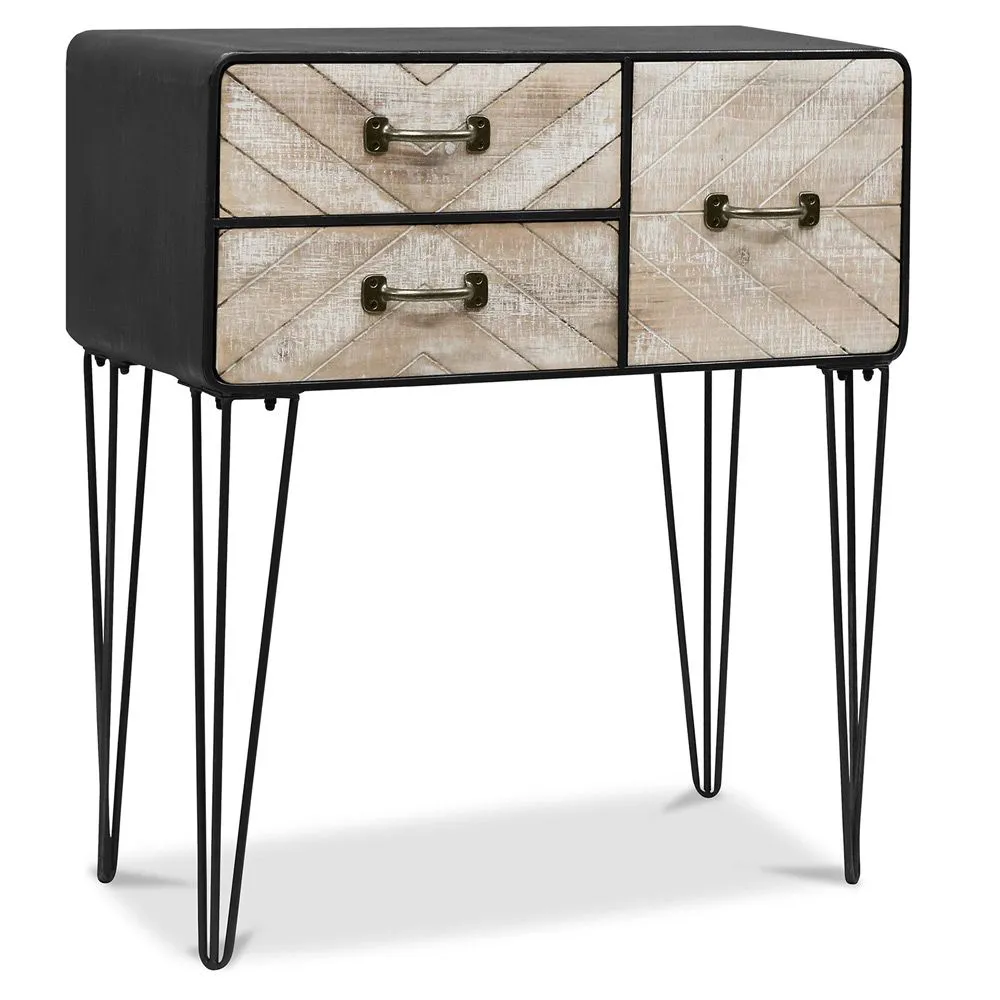 Metall-Sideboard - Industriedesign - 3 Schubladen - Orson image 8