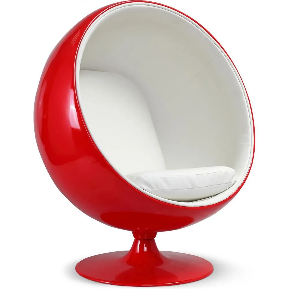 Design-Kugelsessel - In Kunstleder bezogen - Baller image 8