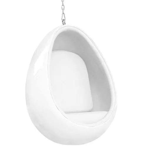 Hängender Sessel im Ei-Design - Bezogen mit Stoff - Eny image 8