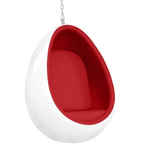 Hängender Sessel im Ei-Design - Bezogen mit Stoff - Eny image 8