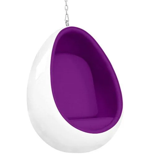 Hängender Sessel im Ei-Design - Bezogen mit Stoff - Eny image 8