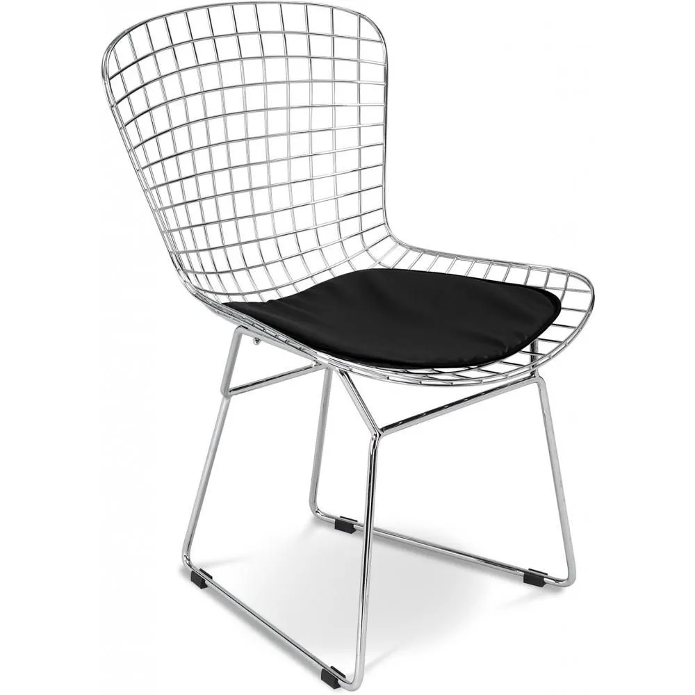 Esszimmerstuhl aus Stahl - Grid Design - Lived image 8